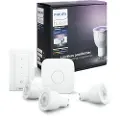 Signify Hue Startkit Hvid/Farve 3x GU10 + bro 50862600 Modsvarer: N/A