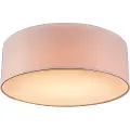 QAZQA Loftslampe lyserød 30 cm inkl. LED - Drum LED