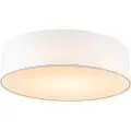 QAZQA Loftslampe hvid 40 cm inkl. LED - Drum LED