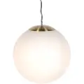 QAZQA Skandinavisk pendellampe opal glas 50 cm - Ball 50