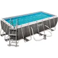 Bestway 56721 Power Steel 404x201x100cm Rektangulær Rørpool