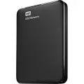 Western Digital Elements Portable U3 - 1TB - Ekstern Harddisk - Sort