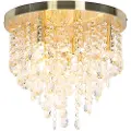 QAZQA Klassisk loftslampe guld/messing 35 cm - Medusa