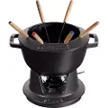 Staub - Fonduesæt 20 cm, 2,35 l - Sort - Gryder & kasseroller - - Homeroom