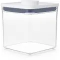 Oxo Opbevaringskrukke for køkkenting POP GOOD GRIPS 2,6 l, stor firkantet, plast, OXO