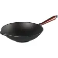 Skeppshult - Wok med træhåndtag - 3,5 liter - Sort - Stegepander & grillpander - - Homeroom
