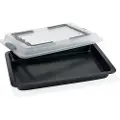 Funktion Bageplade Baking pan with lid 42x29 cm grey