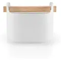 Eva Solo Opbevaringsbeholder TOOL BOX 15 cm, med træhåndtag, hvid, Eva Solo