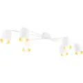 QAZQA Moderne loftslampe hvid 6-lys - Lofty