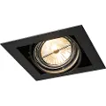 QAZQA Indbygningsspot sort G53 111mm justerbar - Oneon