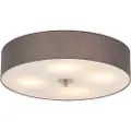 QAZQA Rustik loftslampe grå 50 cm - Drum