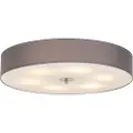 QAZQA Rustik loftslampe grå 70 cm - Drum