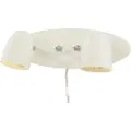 Aneta Lighting - Væglampe, dobbelt, Sandnes - Hvid - Væglamper - - Homeroom