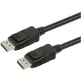 Prokord Displayport-kabel 1.4 8k 1m. Displayport Displayport Sort