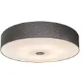QAZQA Rustik loftslampe hvid 70 cm - Drum Jute