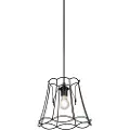 QAZQA Retro pendellampe sort 30 cm - Granny Frame