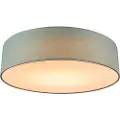 QAZQA Loftslampe Grøn 40 cm inkl. LED - Drum LED