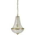 Markslöjd - GRÄNSÖ Lysekrone 1L 30 cm Børstet messing/MC - Messing - Krystallysekroner - - Homeroom