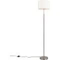 QAZQA Moderne gulvlampe hvid rund - VT 1
