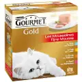 Gourmet Gold Mousse med tun, lever, kalkun, okse vådfoder til katte (85g)