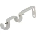 Hasta - Gardinstangbeslag dobbelt 16/19 mm - Hvid - Gardintilbehør - - Homeroom