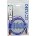Deltaco Patchkabel Rj-45 Cat6a 1.5m. Blå