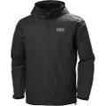 Helly Hansen Dubliner regnjakke, herre, sort