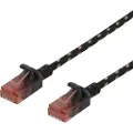 Deltaco Patchkabel Rj-45 Cat6a 0.5m. Sort