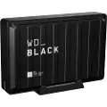 Western Digital Black D10 Game Drive 8tb Hvid, Sort