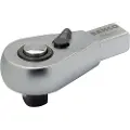 Bahco Interchangeable Pear Head With Quick Release And Rectangular Connector Skralde