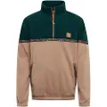 Iriedaily Monte Noe Troyer Half-Zip Fleecepullover grøn