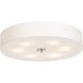 QAZQA Rustik loftslampe hvid 70 cm - Drum