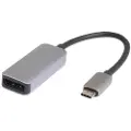Prokord Displayport Adapter 4k@60hz Premium Metal Usb C Displayport Sølv, Sort
