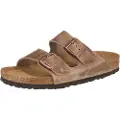 Birkenstock Birkenstocktil kvinder. 552813 Brune Arizona-sandaler i læder (37), Fast, Ingen, Casual