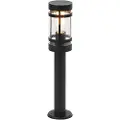 QAZQA Moderne udendørslampe sort 50 cm IP44 - Gleam