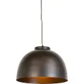 QAZQA Industriel pendellampe brun 40 cm - Hoodi