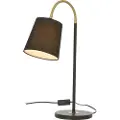 Aneta Lighting - Bordlampe Ljusdal/mat messing - Sort - Bordlamper - - Homeroom