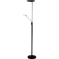 Aneta Lighting - Uplight Cadiz/stål - Sort - Gulvlamper - - Homeroom