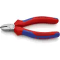 Knipex Skævbider sort atramenteret med flerkomponent-håndtag 125 mm