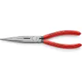 Knipex Fladrundtang med skær sort atramenteret 200 mm, 26 11 200