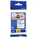 Brother TZe-231S 12mm Black on White Tape 4m