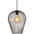 QAZQA Design Pendellampe Sort - Wire Ario