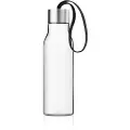 Eva Solo Vandflaske 500 ml, med sort rem, plast, Eva Solo