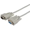 Prokord Serielforlængerkabel 15m. Db-9 Db-9 Beige