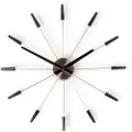 Nextime - Vægur Plug Inn Diameter 58 cm - Sort - Vægure og bordure - - Homeroom