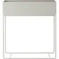 Ferm Living Urtepotte PLANT BOX 60 cm, lys grå, jern, fast LIVING