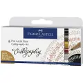 Faber-Castell Fabercastell Pitt 6 Rotelad Blækpatronetui Kina