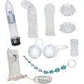 Crystal Krystalklar - vibrator sæt (9 dele)