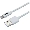 Cirafon Am To Lightning 2.0m - White - New Mfi 2m. Hvid