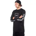HUF Domestic Langærmet t-shirt sort
